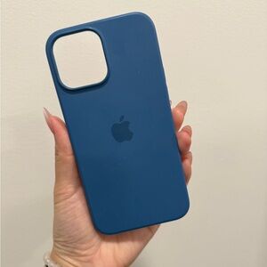 iPhone 13 Pro Max Silicone Case with MagSafe - Blue Jay